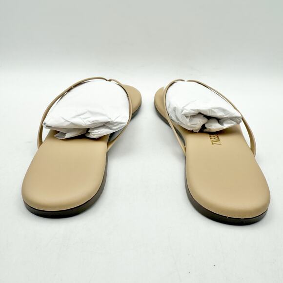 TKEES Womens Foundation Matte Sandals US 7 M Nude Cowhide Leather NWOB - Picture 9 of 12